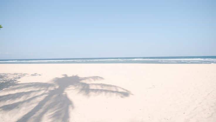 Arena de la playa Galina en Punta Cana